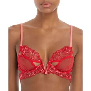 THISTLE AND SPIRE
Kane Cutout V-wire Bra In Chili Size 34E / NWT